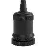 Calex | Douille | Culot E27 | Aluminium | Noir mat | 60W