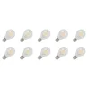 Lighto | Filament LED | Grande douille E27 | Ampoule standard | Lumineuse | 60mm | 6W | 10 pièces