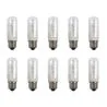 Lampe halogène | Grande douille E27 | Lampe tubulaire | Transparente | 32mm | 150W