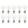 Ampoule | Grande douille E27 | Ampoule standard | Transparente | 55mm | 40W