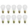 Lampe à incandescence | Grande douille E27 | Lampe standard | Mat | 55mm | 25W