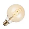 Lighto | Filament LED | Raccord E27 | Lampe Globale | Ambre | G95 | 95mm | 4W