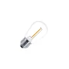 Lighto | Filament LED | Grande douille E27 | Clair | Lampe boule | 45mm | 1W | Dimmable | Convient pour abat-jour