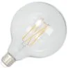 Lighto | Filament LED | Grande douille E27 | Globelamp | Lumineux | 125mm | 4W
