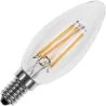 Lighto | Filament LED | Petit culot E14 | Lampe à bougie | Lumineux | 35mm | 4W