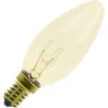 Ampoule | Petit culot E14 | Lampe à bougie | Or | 35mm | 25W