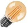 Lighto | Filament LED | Grande douille E27 | Lampe boule | Or | 45mm | 4W