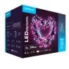 Modee | Guirlande de lumières de Noël LED | 3m | 288 lumières avec 8 niveaux de lumière| IP44 | Lumière rose et blanc froid