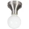 Plafonnier E27 acier