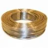 Câble transparent-argenté plat 2x0,75mm par mètre