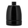 Douille Bailey en porcelaine E27 noir