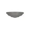 Capuchon de plafond Bailey en plastique grand ciment gris RAL7033