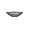 Capuchon de plafond Bailey en plastique grand gris RAL9007