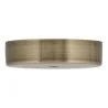 Plafond Bailey métal bronze antique + serre-câble transparent