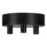 Capuchon de plafond Bailey métal noir multi-câble 3