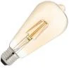 Bailey | LED Edison Sensor Lamp Day/Night | Large fitting E27 | 4W (remplace 40W) Gold
