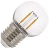 Bailey | Lampe boule LED plastique | Grande douille E27 | 2W (remplace 20W)