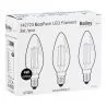 Bailey | 3x Lampe bougie LED | Petite douille E14 | 4W
