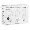 Bailey | 3x Lampe à tube LED | Grande douille E27 | 4W