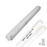 Lighto | Pack LED TL + Luminaire | T8 | 2x22W | 150cm | IP65 | Étanche | Remplace 2x58W TL