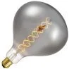 Lighto | Filament LED | Grande douille E27 | Lampe Superlux | Noir | 160mm | 6W