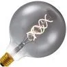Lighto | Filament LED | Grande douille E27 | Globelamp | Noir | 125mm | 5W