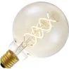 Lighto | Filament LED | Grande douille E27 | Globelamp | Or | 95mm | 5W