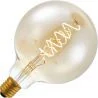 Lighto | Filament LED | Grand modèle E27 | Ampoule Globale | Or | 125mm | 4W