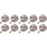 Lighto | Filament LED | Grande douille E27 | Autre | Noir | 125mm | 4W | 10 pièces