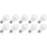 Lighto | Filament LED | Gros culot E27 | Lampe standard | Claire | 60mm | 5W | Pack de 10