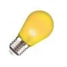 Lighto | Filament LED | Grande douille E27 | Jaune | Ampoule boule | 45mm | 2W | Dimmable | Convient pour abat-jour