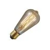 Lighto | Filament LED | Raccord E27 | Lampe Edison | Ambre | ST64 | 64mm | 6W