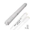 Lighto | Pack LED TL + Luminaire | T8 | 2x18W | 120cm | IP65 | Étanche | Remplace 2x 36W TL