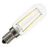 Lampe tube LED filament 2W (remplace 20W) petite douille E14 25x85mm