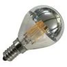 Bailey | Lampe boule miroir à tête LED | Petite douille E14 | 2W (remplace 20W)