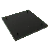 Calex | Plaque de plafond en métal | 40x40cm | 4 trous | Noir mat