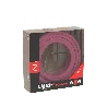 Calex | Câble sous gaine textile | 2x0,75mm² | 1,5M | Rose | 60W
