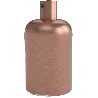 Calex | Douille E27 | Aluminium | Cuivre mat | Attache-câble alu | 60W