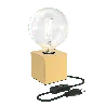 Calex | Luminaire de table | Carré | Or | Raccord E27
