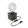Calex | Luminaire de table | Verre | Noir | Raccord E27