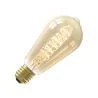 Calex | Filament LED | Ampoule E27 | Rustique ST64 | Or | 5.5W