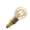 Calex | Filament LED | Petit modèle E14 | P45 Ball | Or | 4W | Gradation à 3 niveaux