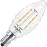 Philips | Lampe bougie LED torsadée | Petite douille E14 | 2,3W (remplace 25W) 