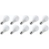 Lighto | Ampoule LED | Grande douille E27 | Ampoule standard | Lumineuse | 60mm | 9W | 10 pièces