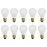 Lampe à incandescence | Grand modèle E27 | Lampe standard | Mat | 75mm | 150W
