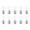 Ampoule | Grande douille E27 | Ampoule boule | Clair | 45mm | 60W