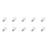 Lighto | Filament LED | Culot petit E14 | Lampe sphérique | Transparent | 45mm | 2W | Lot de 10
