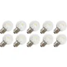 Lighto | Ampoule LED | Gros culot E27 | Lampe sphérique | Claire | 45mm | 1W | Lot de 10