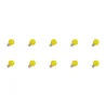 Lighto | Ampoule LED | Gros culot E27 | Lampe sphérique | Jaune | 45mm | 1W | Lot de 10