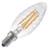 SPL | Lampe bougie LED torsadée | Petite douille E14 | 4W Dimmable